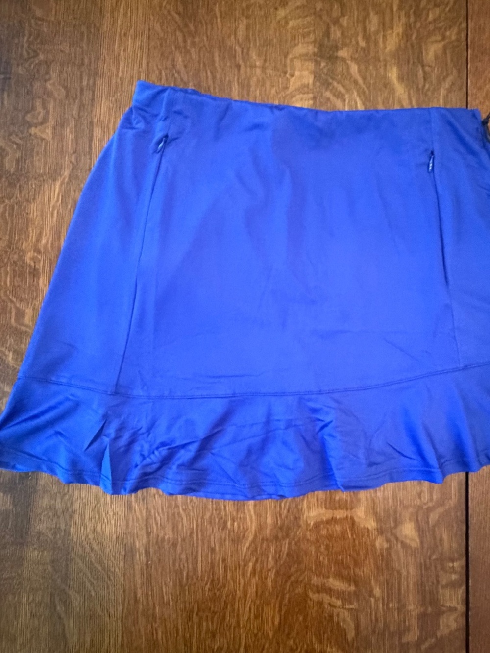 Capri Blue Asymmetrical Flounce Golf Skort Size Small NWT UPF